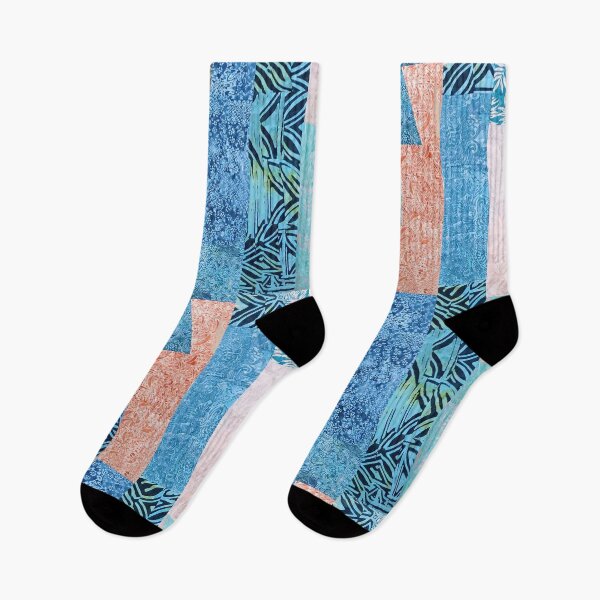 Item preview, Indonesian Batik Patchwork Blue Tone designed and sold by Lojicraft.