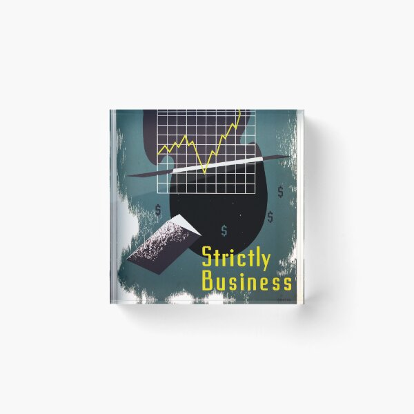 Item preview, STRICTLY BUSINESS FINANCE WPA Federal Art Project  designed and sold by retroposters.