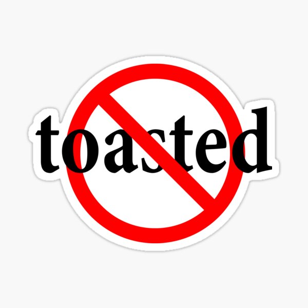 Item preview, Not Toasted - Clear Minded - Funny designed and sold by notstuff.