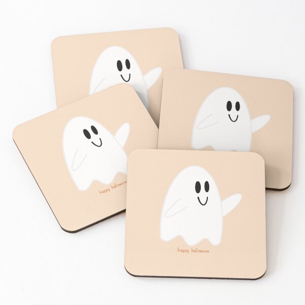 Item preview, Happy Halloween Ghost designed and sold by Kitty & Birdie Designs.