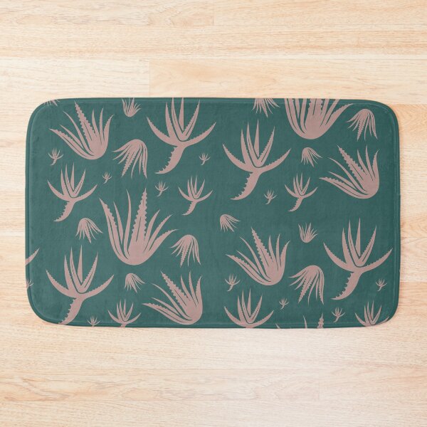 Item preview, Aloe Vera Pattern Green and Cappuccino designed and sold by color-garden.