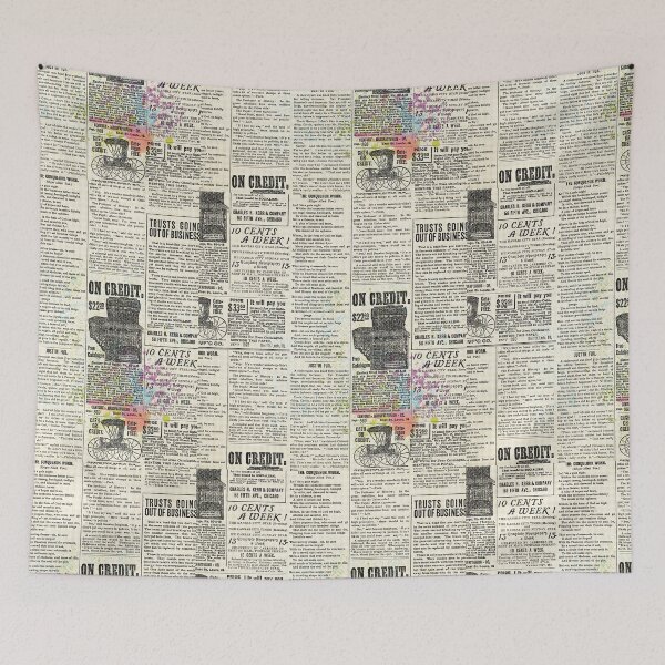 Item preview, Old Newspaper designed and sold by DinaMurad.