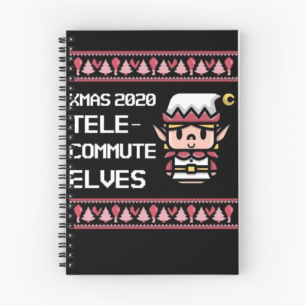 Item preview, Xmas 2020 Telecommute Elves | Cute Santa's Elf Illustration designed and sold by MAS-S.