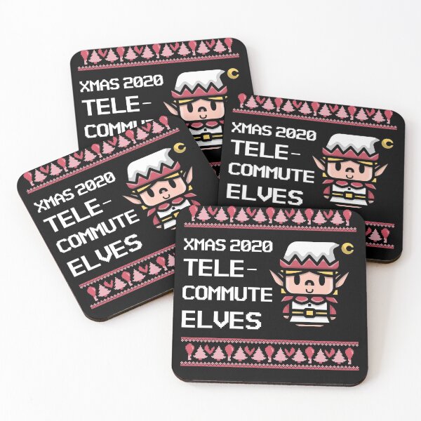 Item preview, Xmas 2020 Telecommute Elves | Cute Santa's Elf Illustration designed and sold by MAS-S.