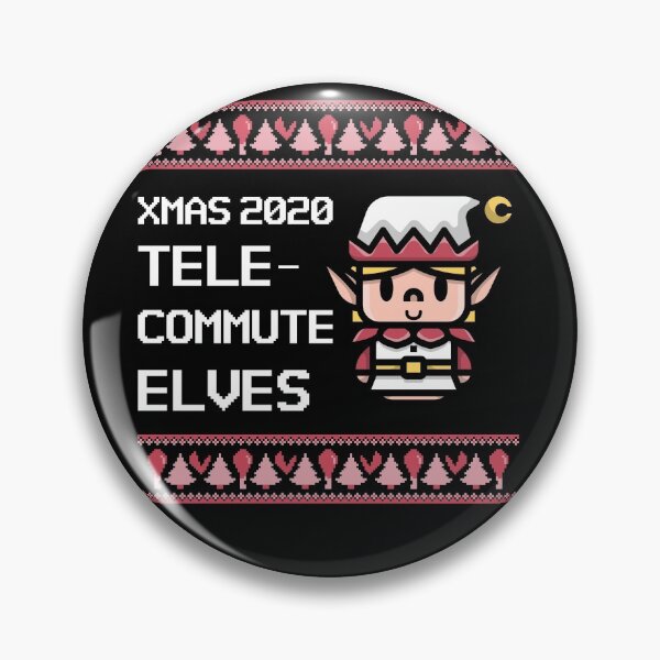 Item preview, Xmas 2020 Telecommute Elves | Cute Santa's Elf Illustration designed and sold by MAS-S.