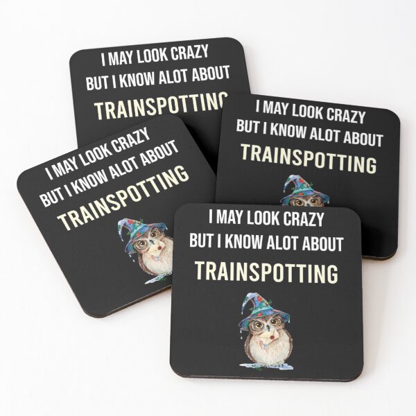 Item preview, Crazy Owl Trainspotting Railfan Train Rail Buff Railway Enthusiast Trainspotter Transport designed and sold by SharonForester.