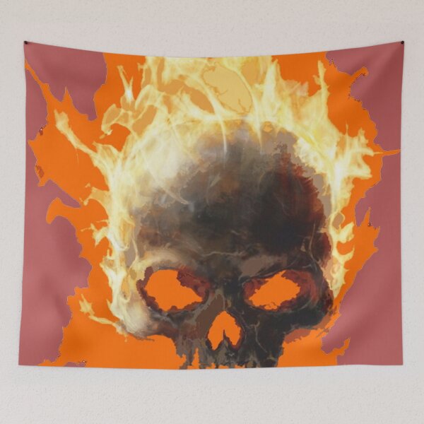 Item preview, burning skull designed and sold by Kiraslife.