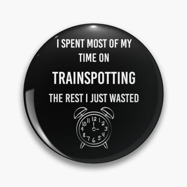 Item preview, Spent time Trainspotting Railfan Train Rail Buff Railway Enthusiast Trainspotter Transport designed and sold by SharonForester.