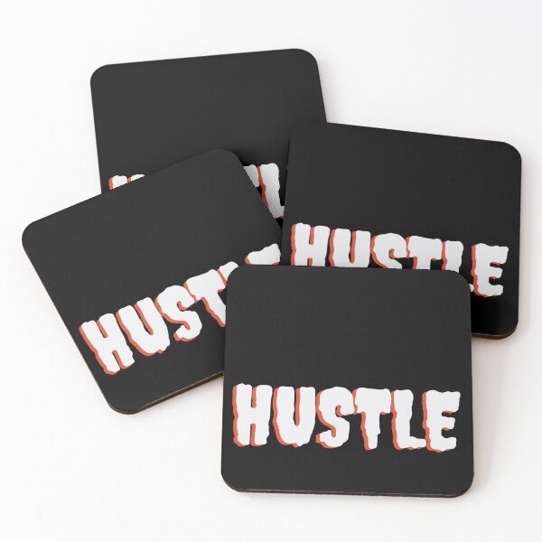 Item preview, hustle minimalist typography horor designed and sold by Douj.