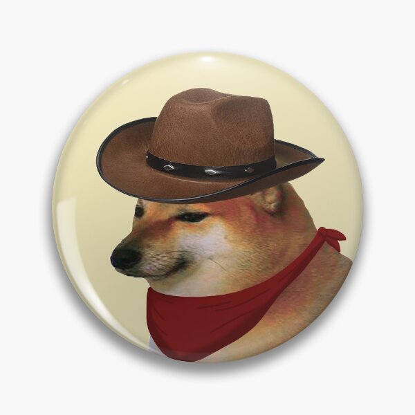 Item preview, Cheems Doge Cowboy designed and sold by DonatasSab.