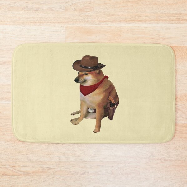 Item preview, Cheems Doge Cowboy designed and sold by DonatasSab.