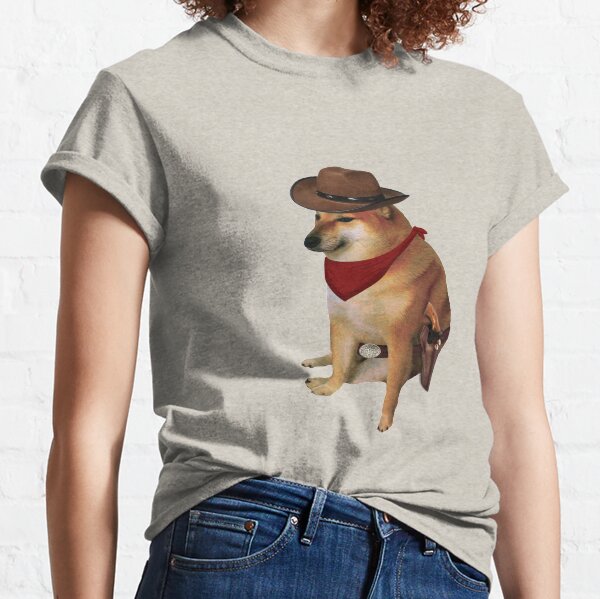 Item preview, Cheems Doge Cowboy designed and sold by DonatasSab.