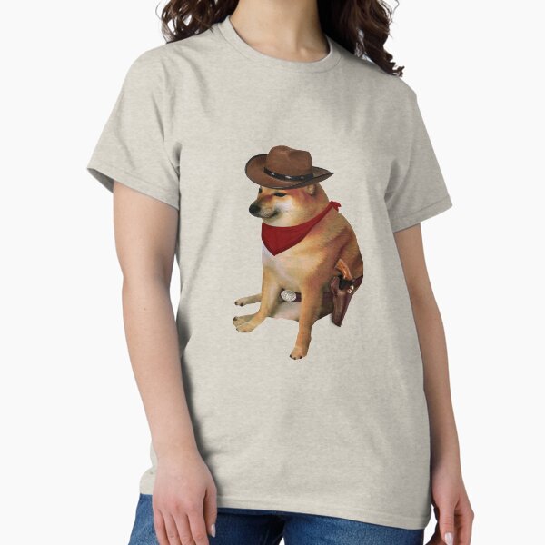Item preview, Cheems Doge Cowboy designed and sold by DonatasSab.