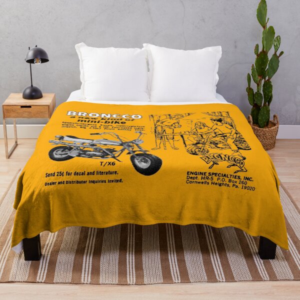 Item preview, BRONCCO MINI BIKES - ADVERT designed and sold by ThrowbackAds.