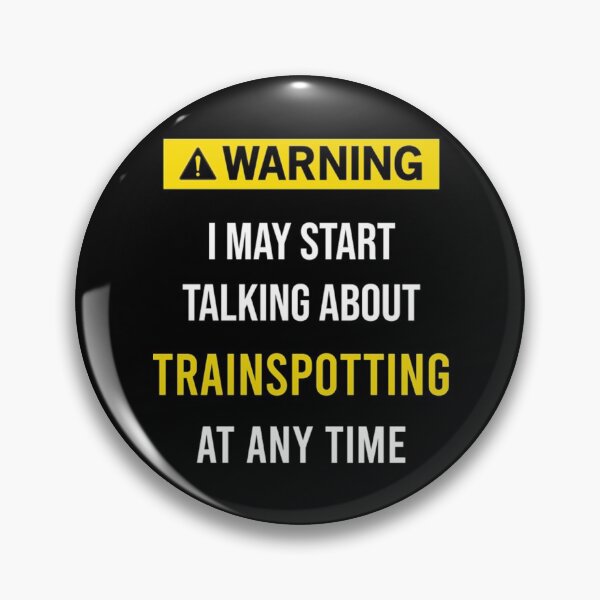 Item preview, Warning Trainspotting Railfan Train Rail Buff Railway Enthusiast Trainspotter Transport designed and sold by SharonForester.