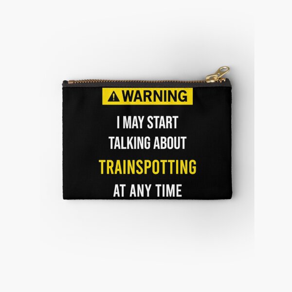 Item preview, Warning Trainspotting Railfan Train Rail Buff Railway Enthusiast Trainspotter Transport designed and sold by SharonForester.