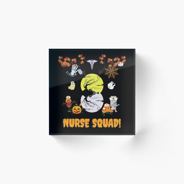 Item preview, Nurse squad (Halloween) Shirt,Nurse Squad Team Crew Cute Pumpkin Ghost Witch Boo Shirt,Cute Nurse Ghost Shirt,Nursing Gift designed and sold by Ornuma.