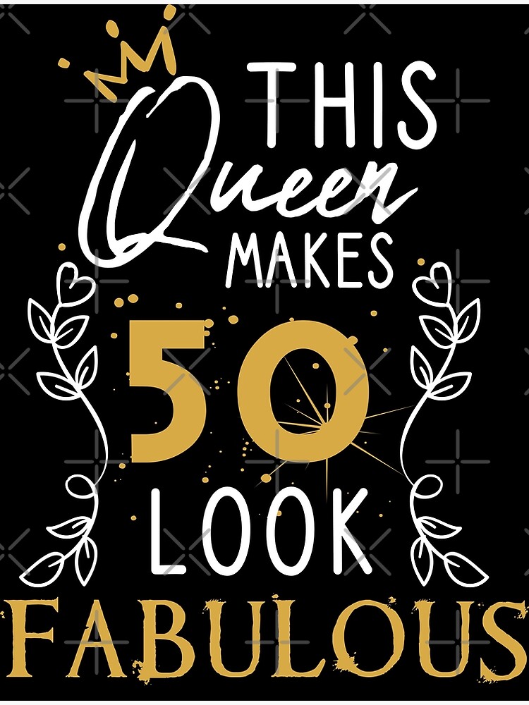 50th Birthday Gifts for Women, 50 and Fabulous Gifts for Women Turning  50,Funny 50 Years Old Birthday Gift Ideas for Mom Sister Best Friends Wife