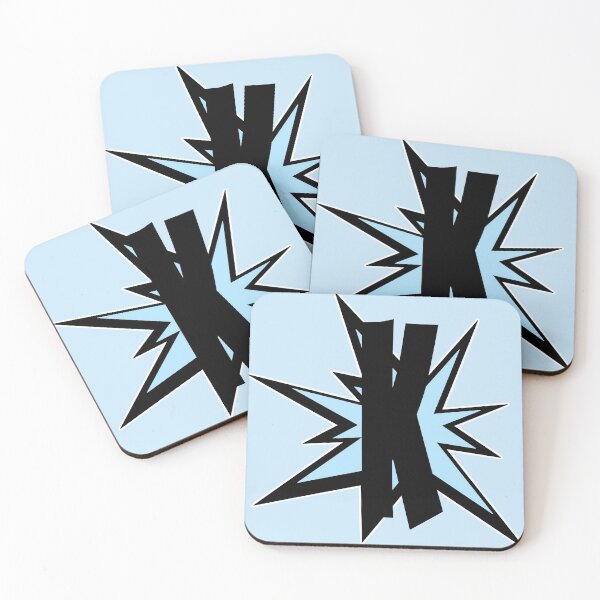 Item preview, K letter as comic art - alphabet monogram - initials designed and sold by MadandMean.