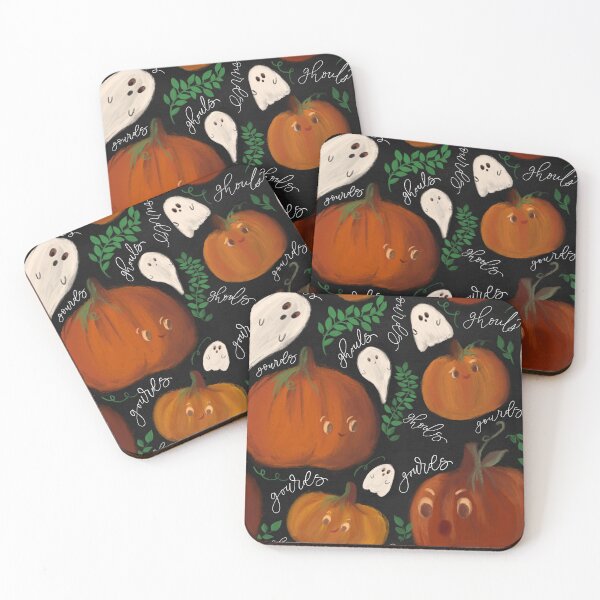 Item preview, Ghouls & Gourds | Art Pattern designed and sold by smittenwritten.