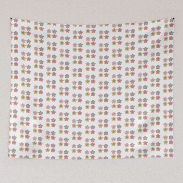 Item preview, Multi Color, Retro Bib Flowers designed and sold by ontenno-designs.