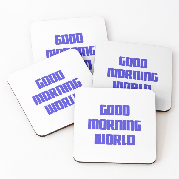 Item preview, GOOD MORNING WORLD designed and sold by Benlito.