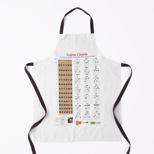 Item preview, Guitar Chord Charts and Fretboard Practice Poster designed and sold by BruceJones12.