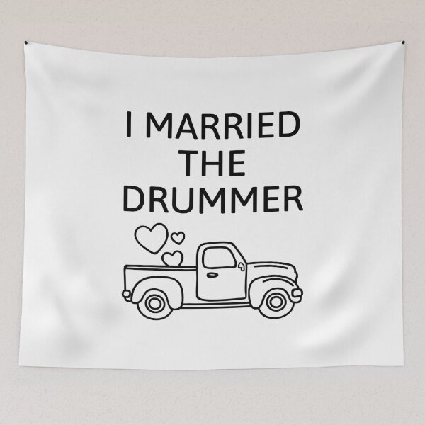 Item preview, I Married The Drummer designed and sold by manishfzr1995.