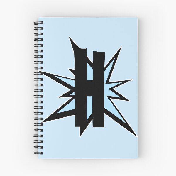 Item preview, Monogram H letter as a comic cartoon - alphabet initials designed and sold by MadandMean.