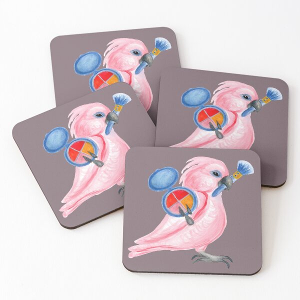 Item preview, Pink Makeup Parrot designed and sold by Ivy Lily Art.