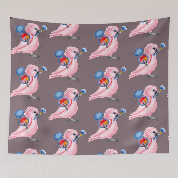 Item preview, Pink Makeup Parrot designed and sold by Ivy Lily Art.