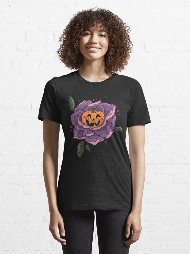 Alternate view of PUMPKIN ROSE Essential T-Shirt