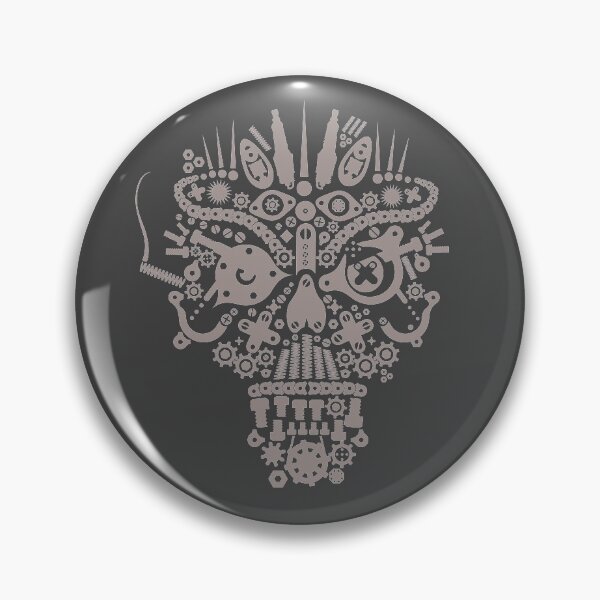 Item preview, Motorcycle Skull Moto Head Skull designed and sold by BourbonMania.