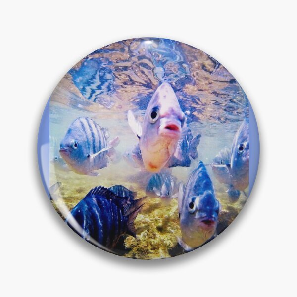 Item preview, Bright Realistic Fish Ocean Water designed and sold by Mary Riley.