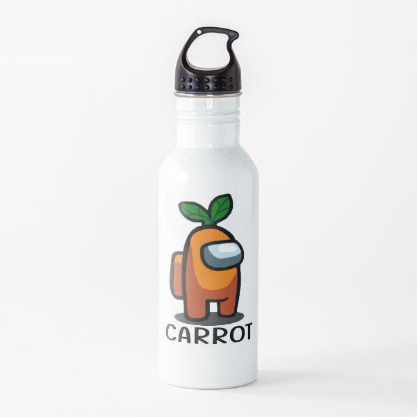CARROT design from Among Us Water Bottle
