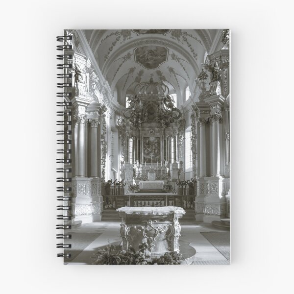 Artikelvorschau, Ebersmunster Abbey Cathedral majestic interior, baroque style, Alsace, France entworfen und verkauft von Alexander Sorokopud.