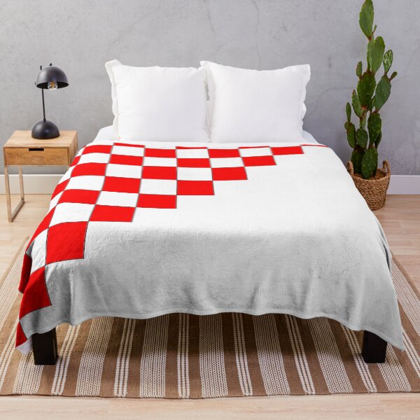 Item preview, Checkered White Red Triangle designed and sold by oxoxoxo.