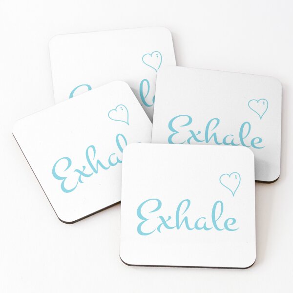 Item preview, Exhale Affirmations Inspiration Motivation designed and sold by CottoVerdi.