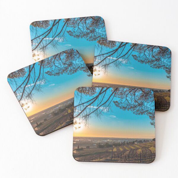 Item preview, Winter sunset in the vineyards of Collio Friulano designed and sold by zakaz86.