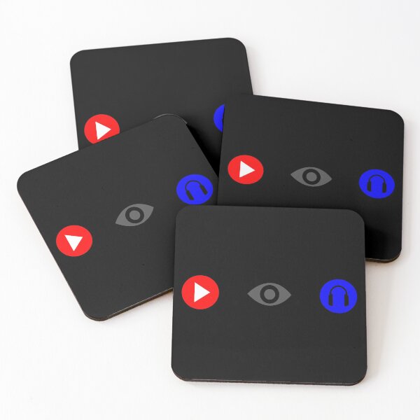 Item preview, Play watch listen minimalist icons designed and sold by Deegital18.