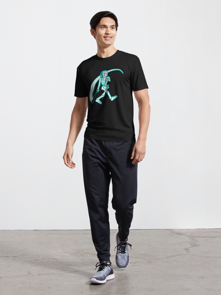 Halloween Baseball Skeleton Ken Griffey Jr | Active T-Shirt