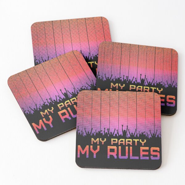 Item preview, MY party MY rules designed and sold by MDKawaii.