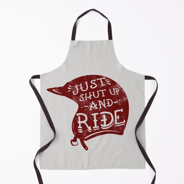 Item preview, Just Shut Up and Ride Motorcycle Helmet designed and sold by BourbonMania.