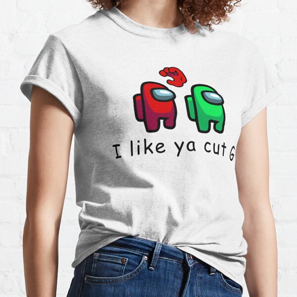 Among Us Characters T Shirts Redbubble - roblox i like ya cut g among us