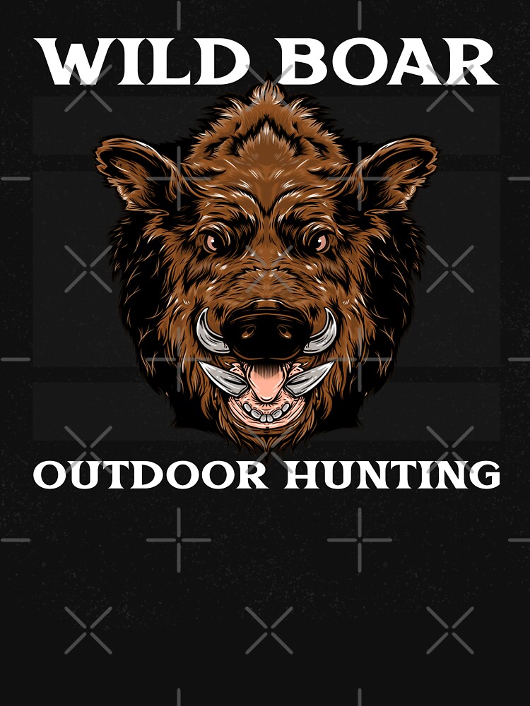 “Wild Boar Outdoor Hunting” T-shirt for Sale by floatingclouds