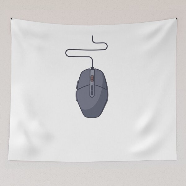 Item preview, Gaming Mouse PC Gamer Illustration designed and sold by geekydesigner.