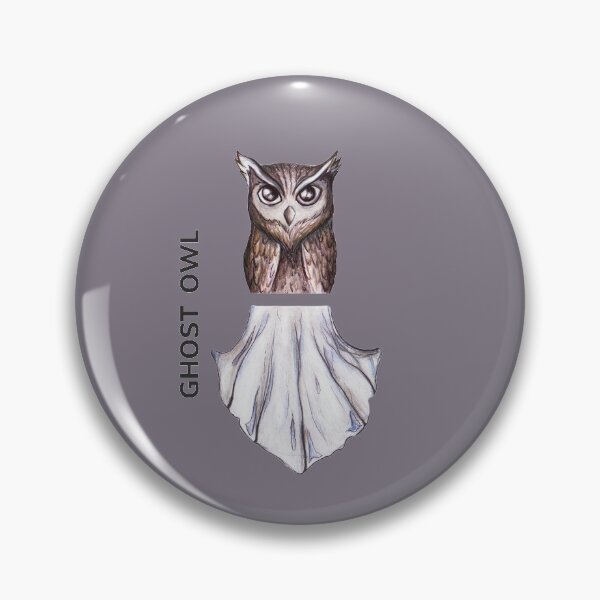 Item preview, GHOST OWL by FrankenDuo topaz lavender designed and sold by FrankenDuo.