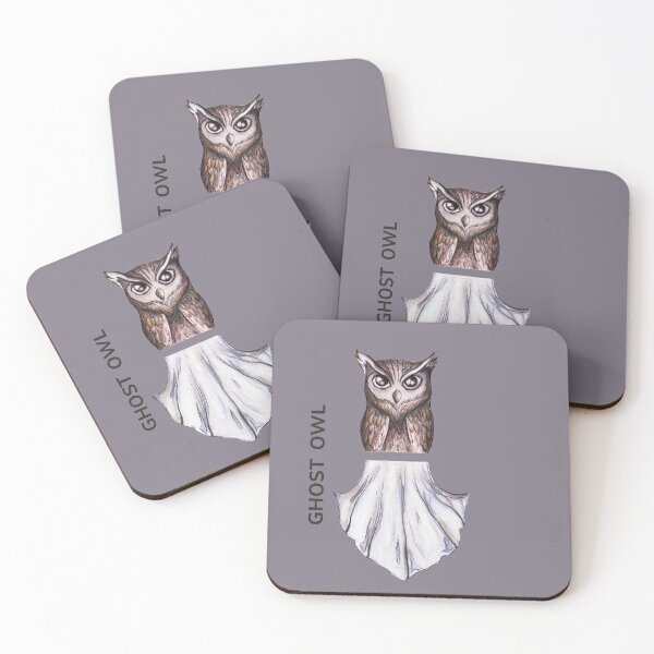 Item preview, GHOST OWL by FrankenDuo topaz lavender designed and sold by FrankenDuo.