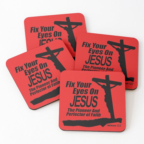 Item preview, FIX YOUR EYES ON JESUS HEB 12:2 designed and sold by DoubleDSD.