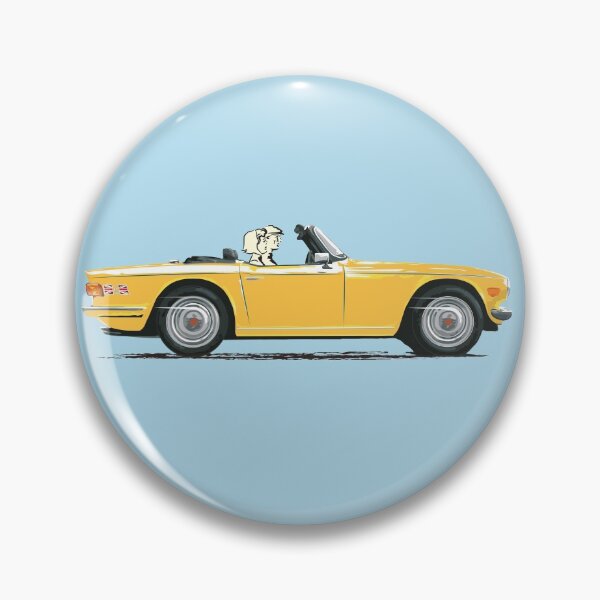 Item preview, Saffron Yellow color TR6 – thea Classic British Sports Car designed and sold by Bigs66.